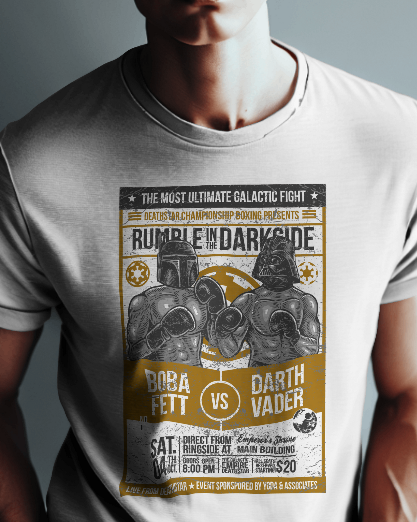 dark side match tee