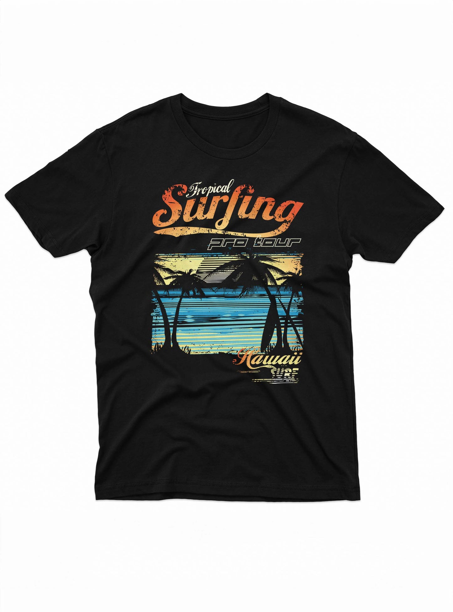 tropical surfing tee