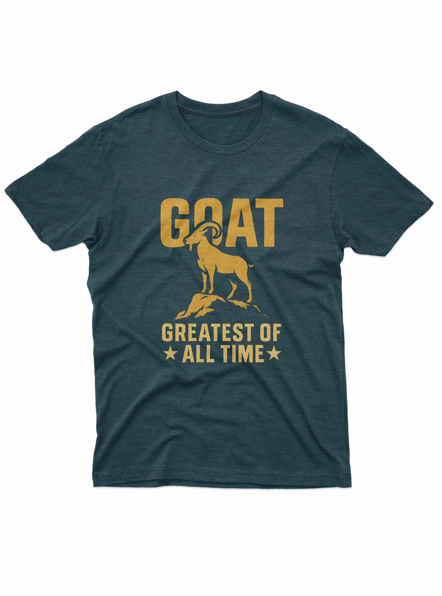 vintage style goat silhouette custom t shirt for champions