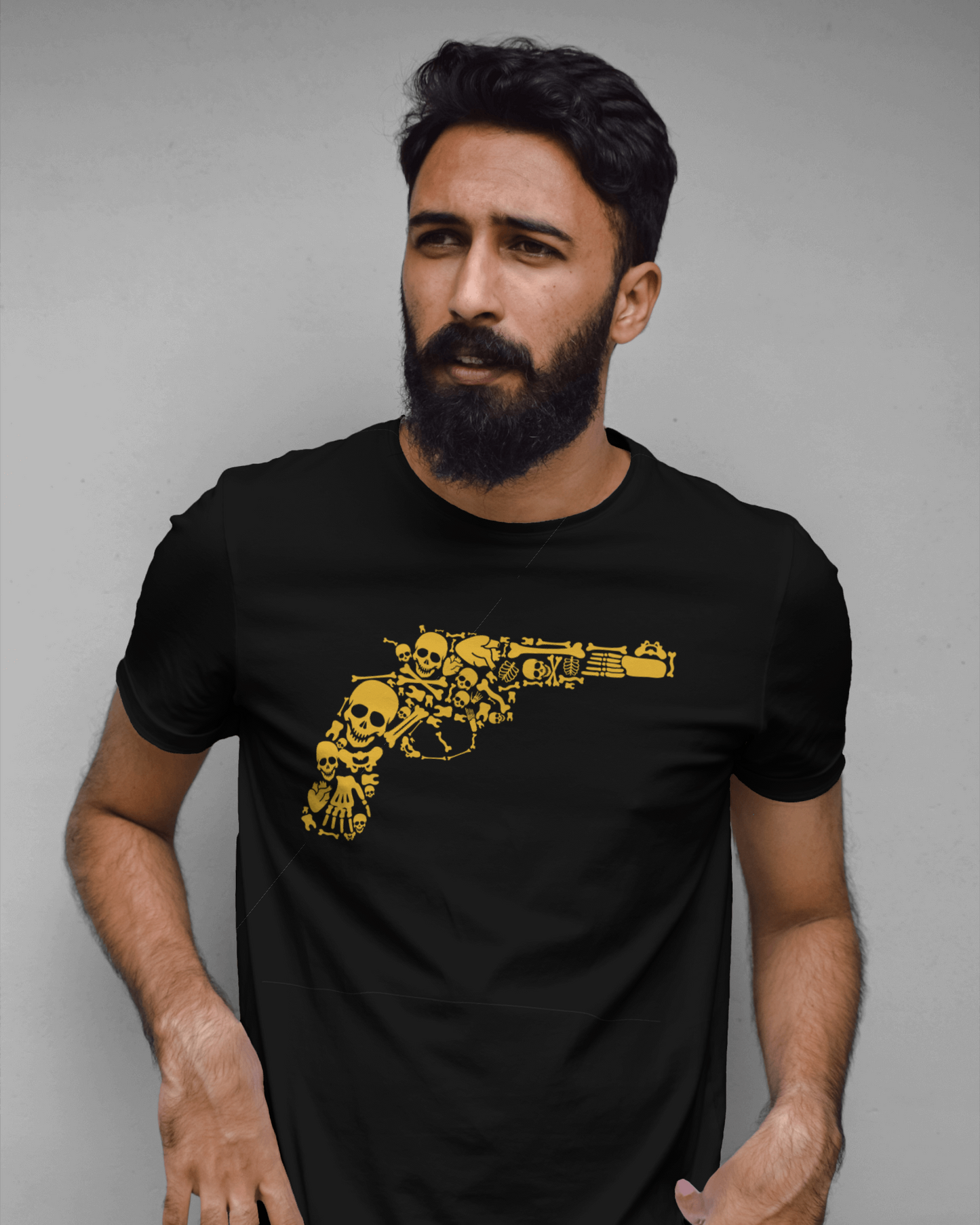 bone revolver tee