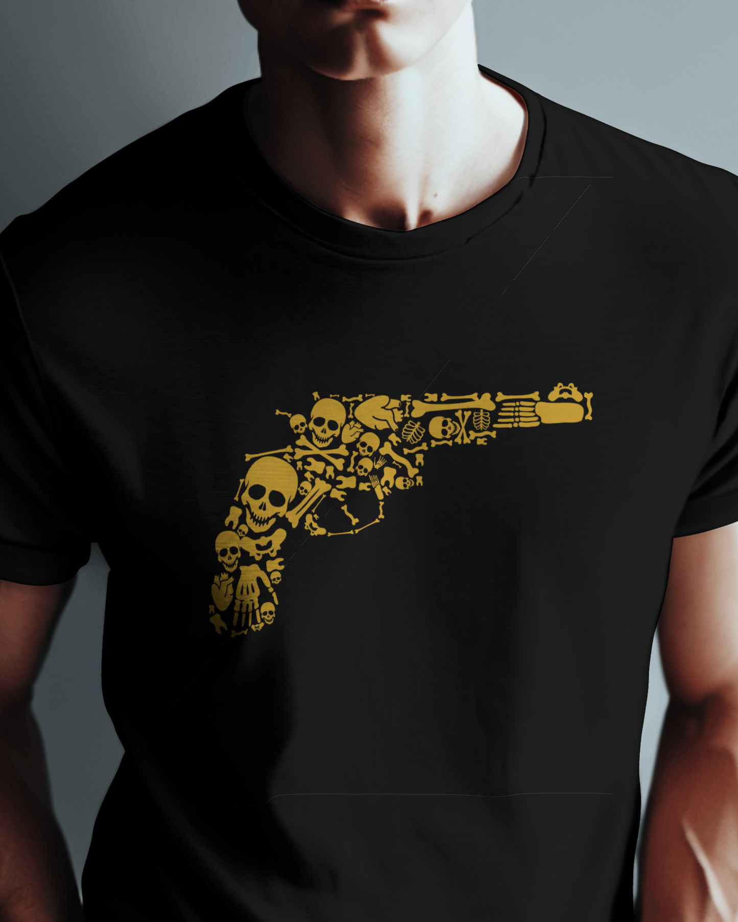 bone revolver tee