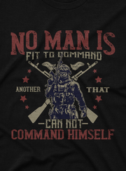 Cannot Command Himself Tee GeekCove apparel product mockup