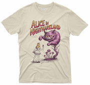 Alice in Nightmareland Tee in S, M, L with GeekCove graphic print product mockup