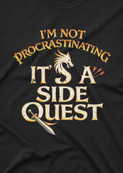 Side Quest Tee GeekCove apparel product mockup