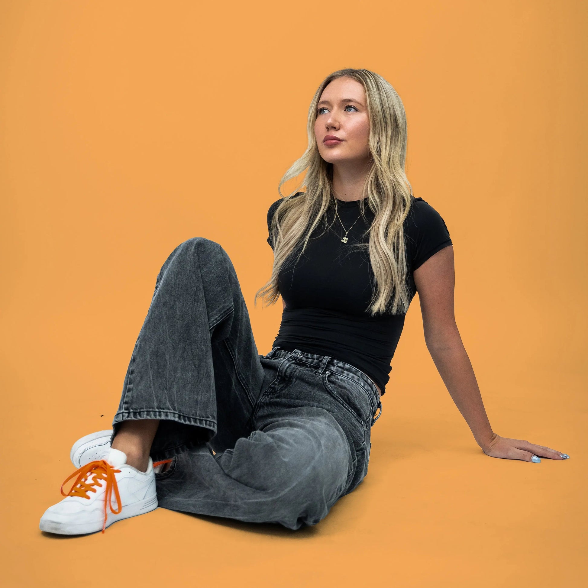 Coral Orange GeekCove apparel product mockup