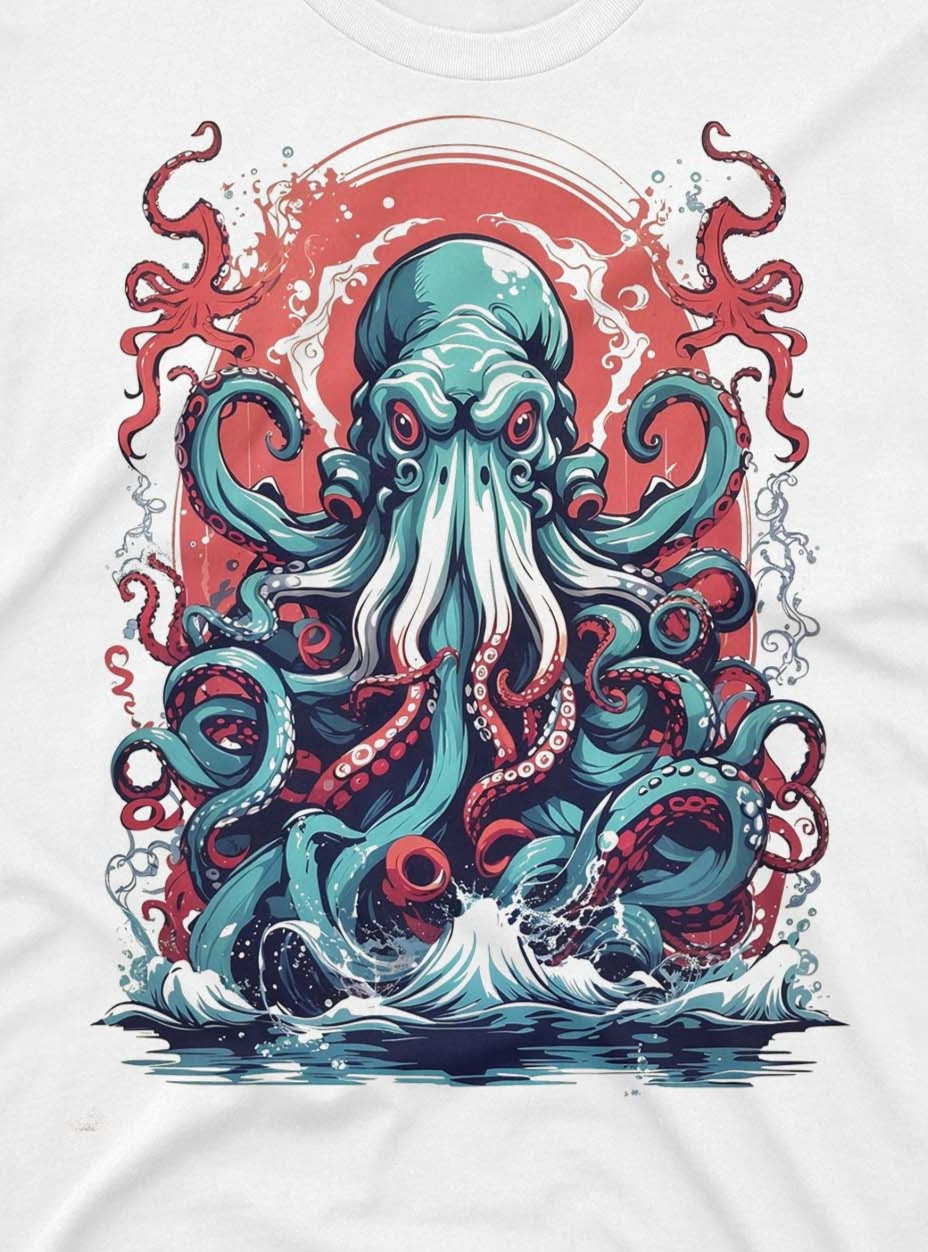 kraken of the sea tee