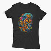 Octopus Floral Women's T Shirt