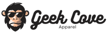 Official GeekCove Apparel logo representing the graphic T-shirt and geek culture clothing brand.