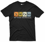 Sarcasm Tee in S, M, L with GeekCove graphic print product mockup