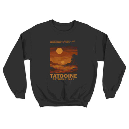 Vintage style sci fi sweater with bold custom ink design