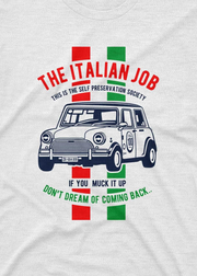 The Italian Job - Tee GeekCove apparel product mockup
