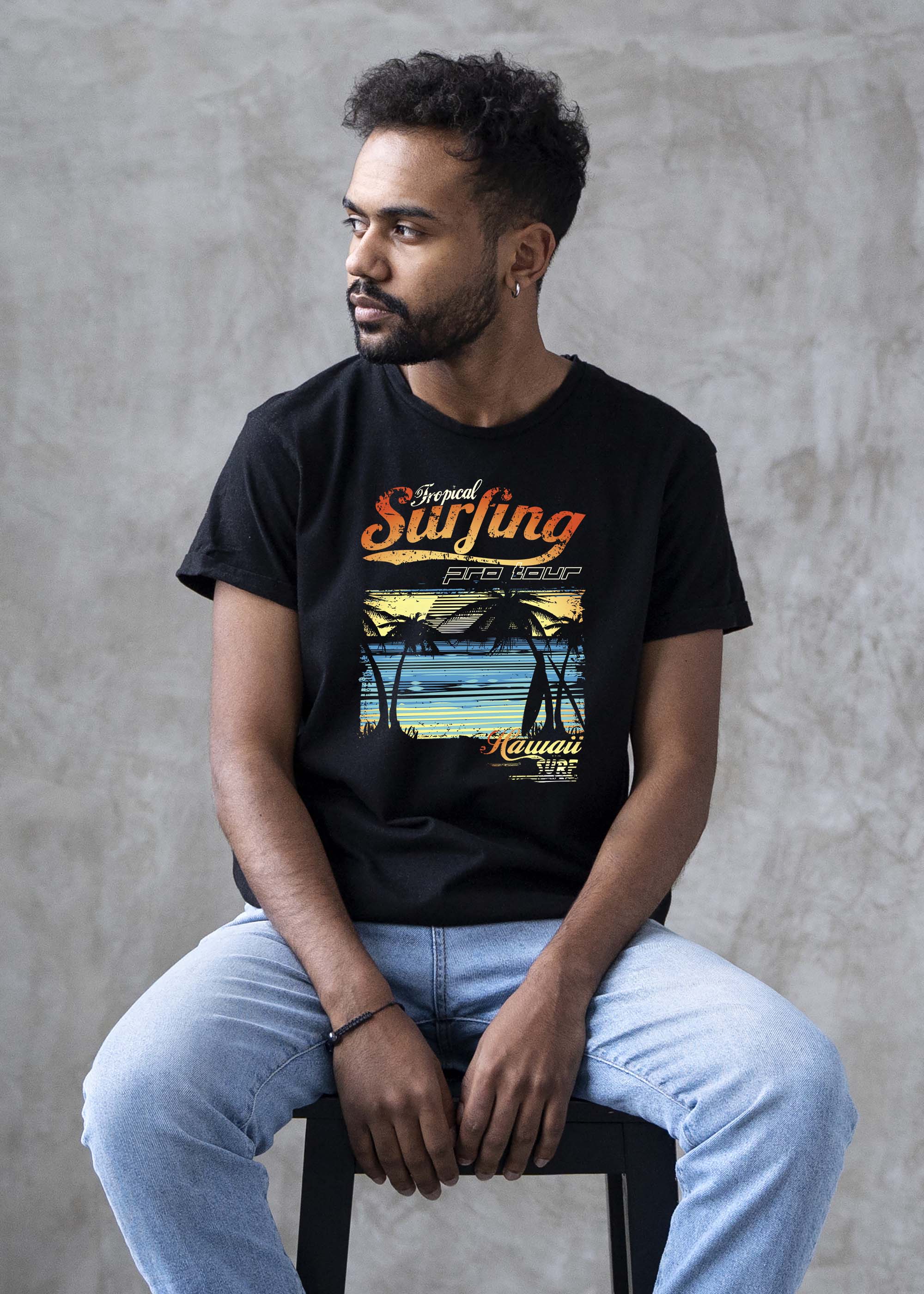 Tropical Surfing Tee