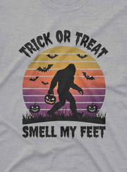 Bigfoot Smell My Feet Tee GeekCove apparel product mockup
