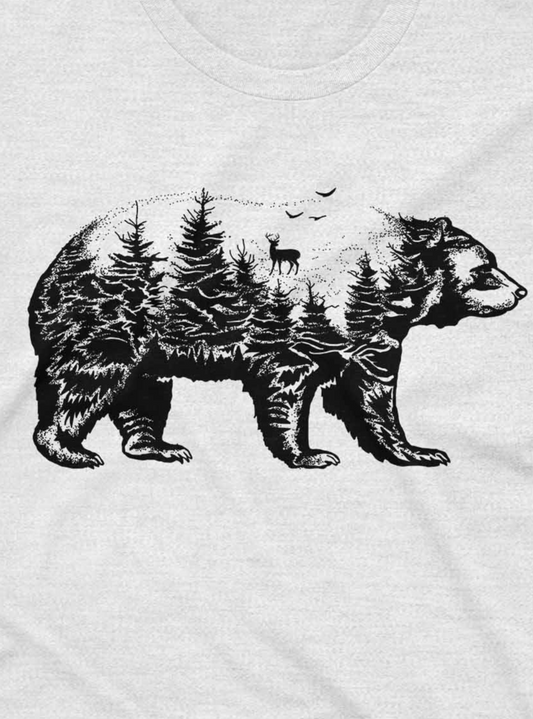 Wilderness Bear Forest Tee