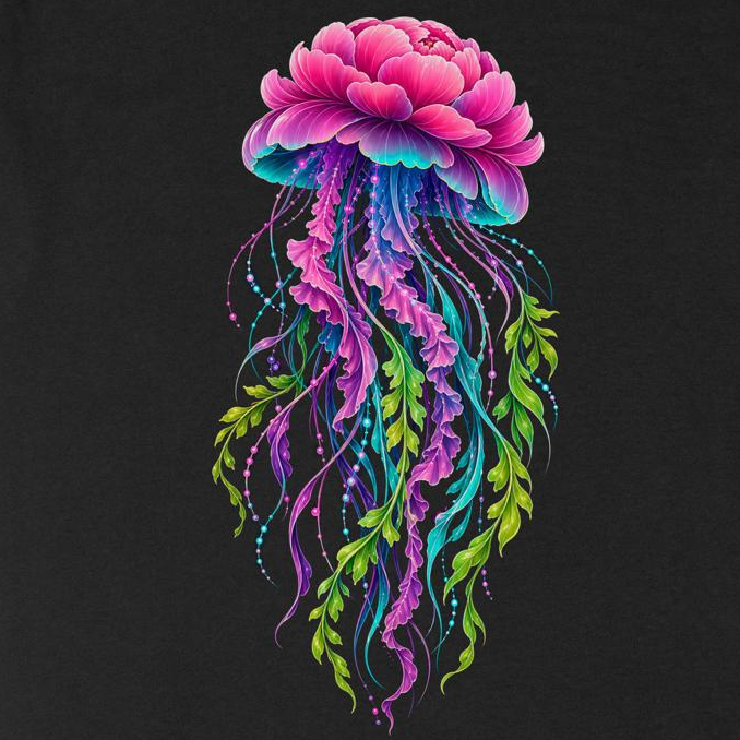 Bloom Drifter Women’s Crew Neck Tee GeekCove Apparel