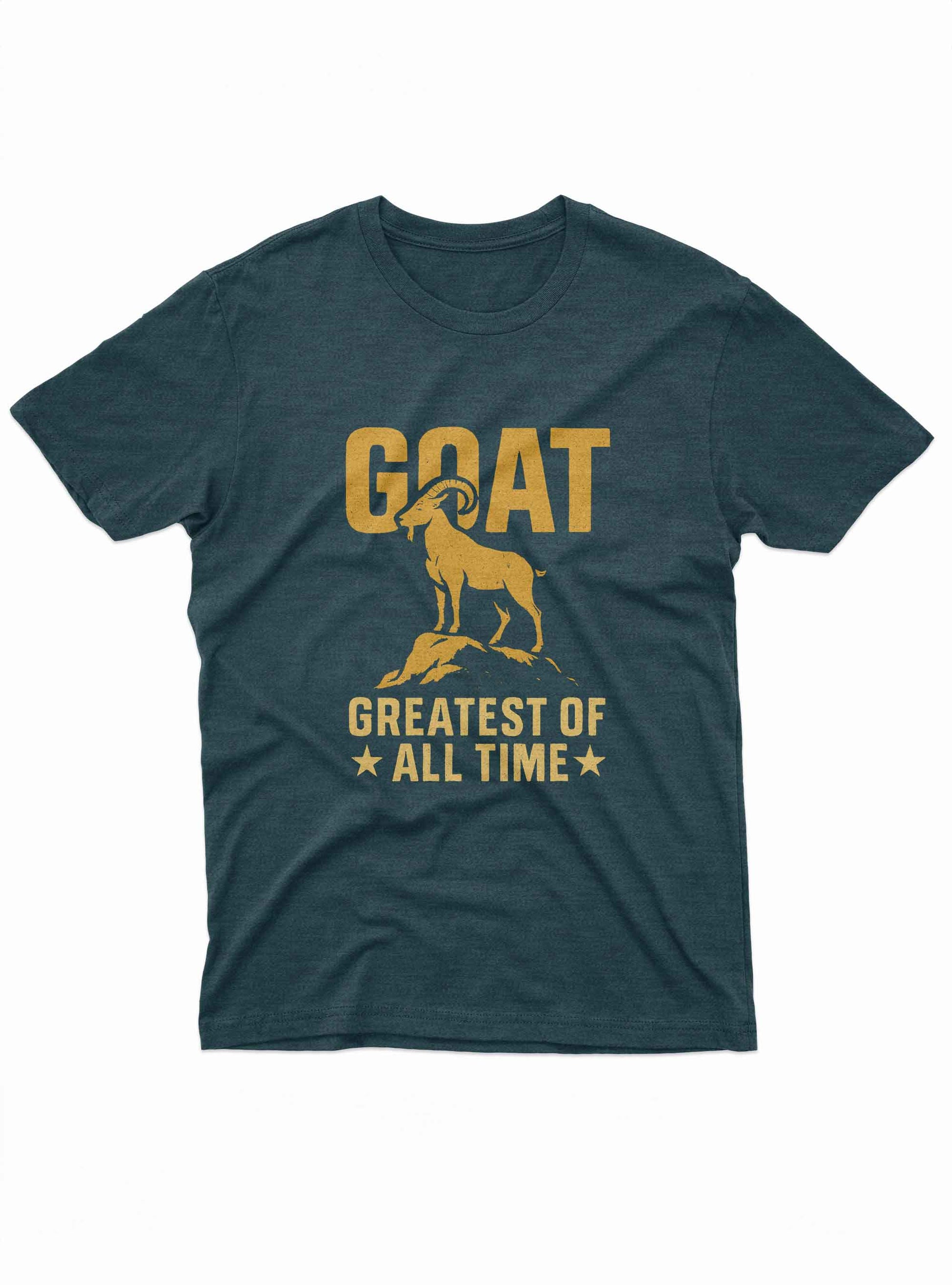 vintage style goat silhouette custom t shirt for champions