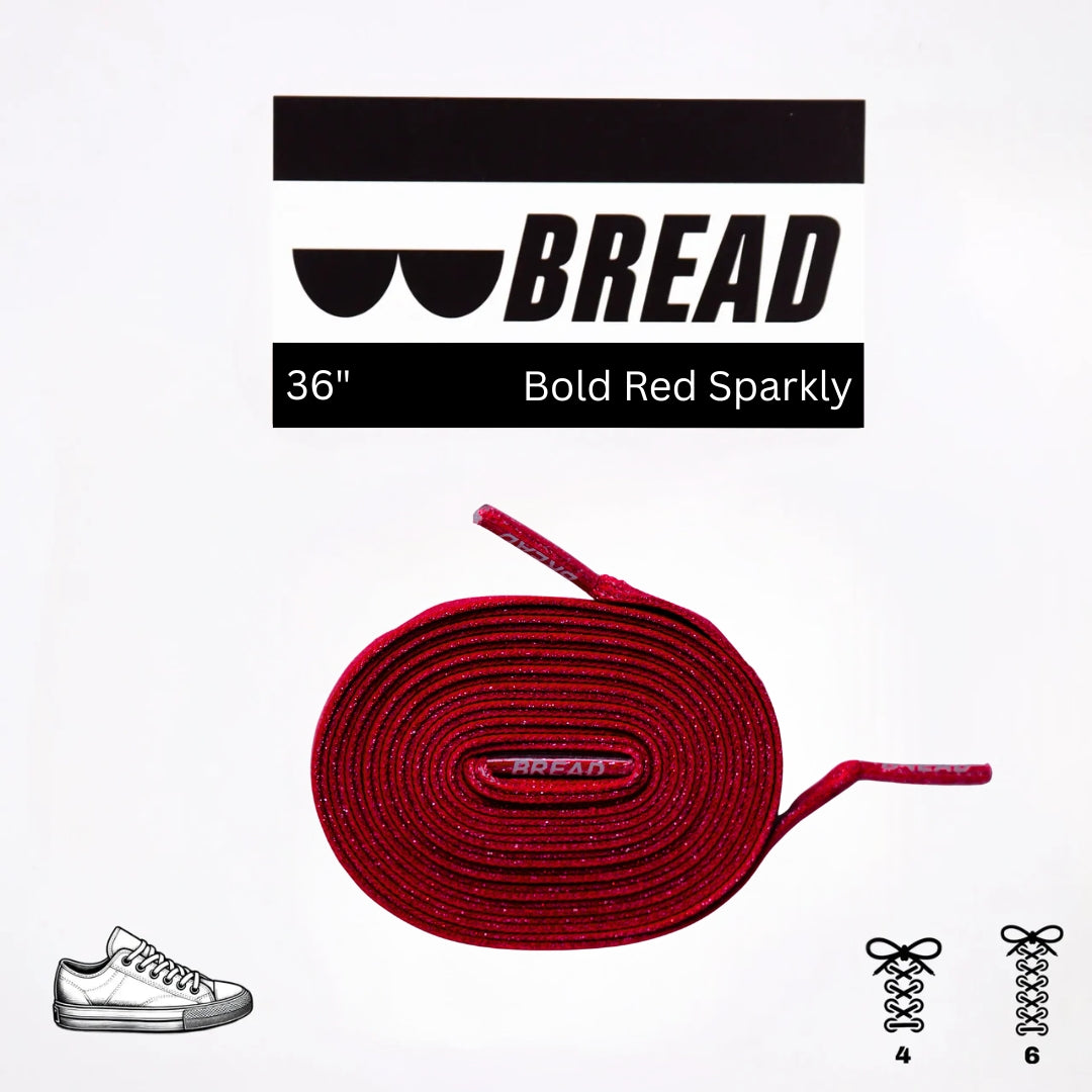 Bold Red in 36" Sparkly with original GeekCove graphic print
