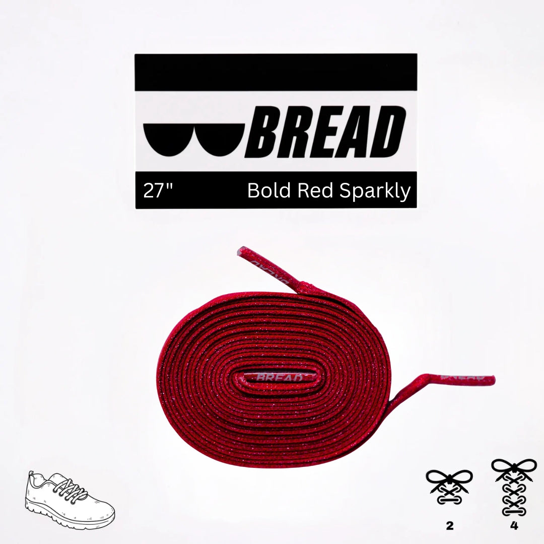 Bold Red in 27" Sparkly with original GeekCove graphic print