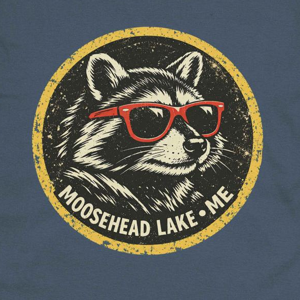 Moosehead Lake Crew Neck Tee original GeekCove product image