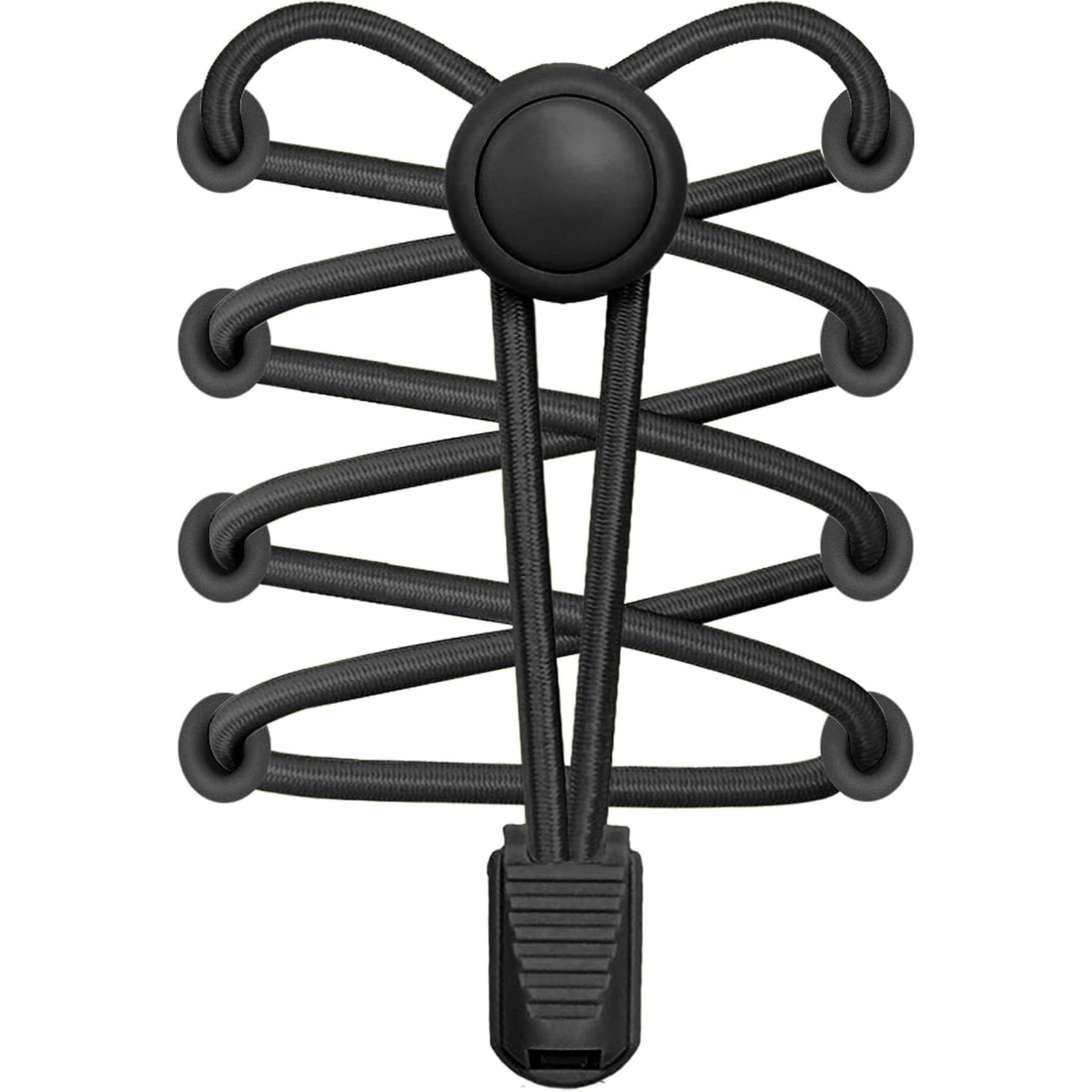 Round Locks Elastic in Shadow Black with original GeekCove graphic print