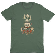 Find Your Fire Camping Crew Neck Tee product image