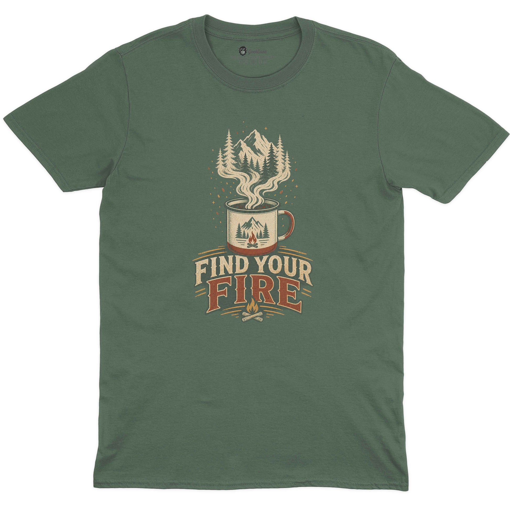 Find Your Fire Camping Crew Neck Tee product image