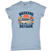 Weekend Detour Retro Women’s Crew Neck Tee product image