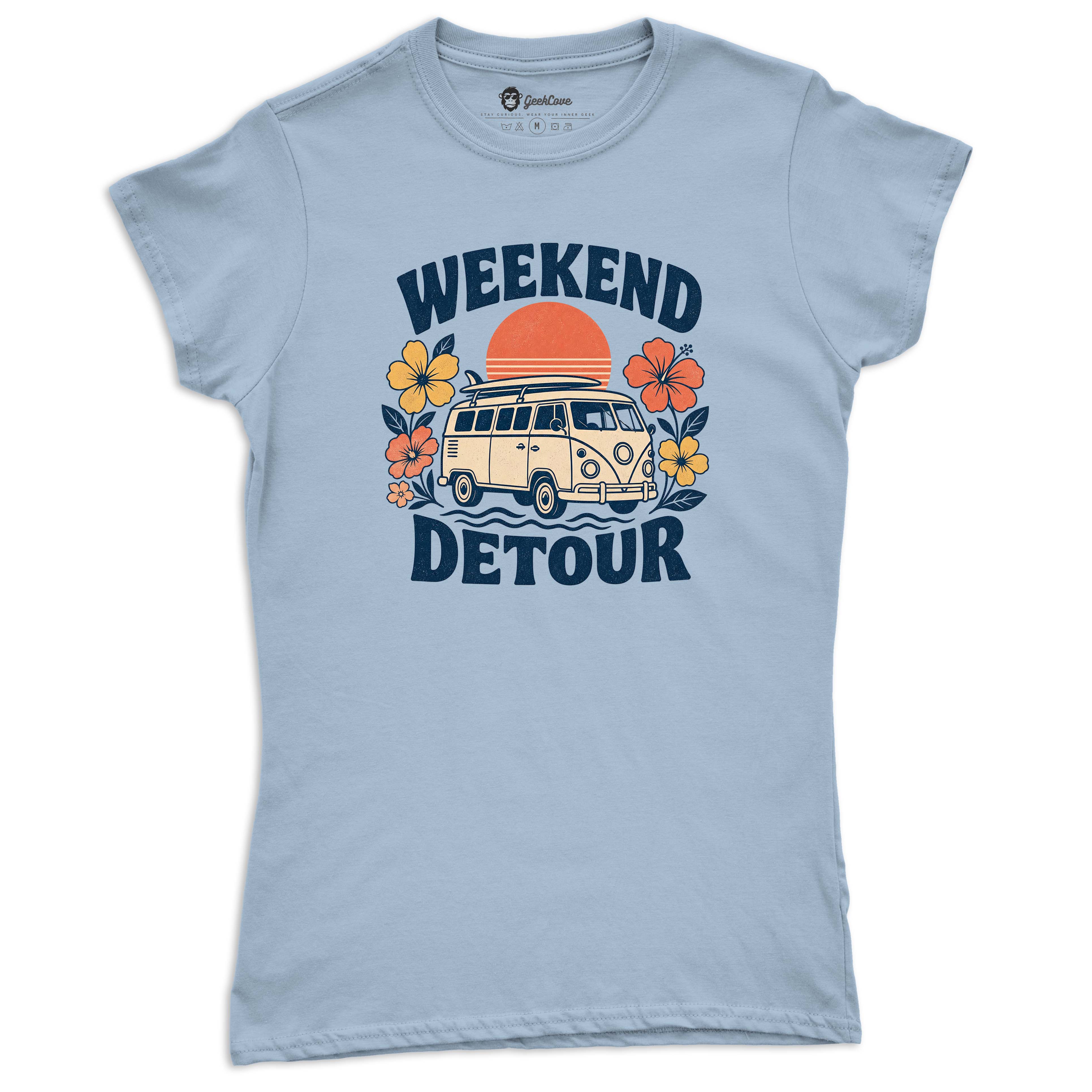 Weekend Detour Retro Women’s Crew Neck Tee product image
