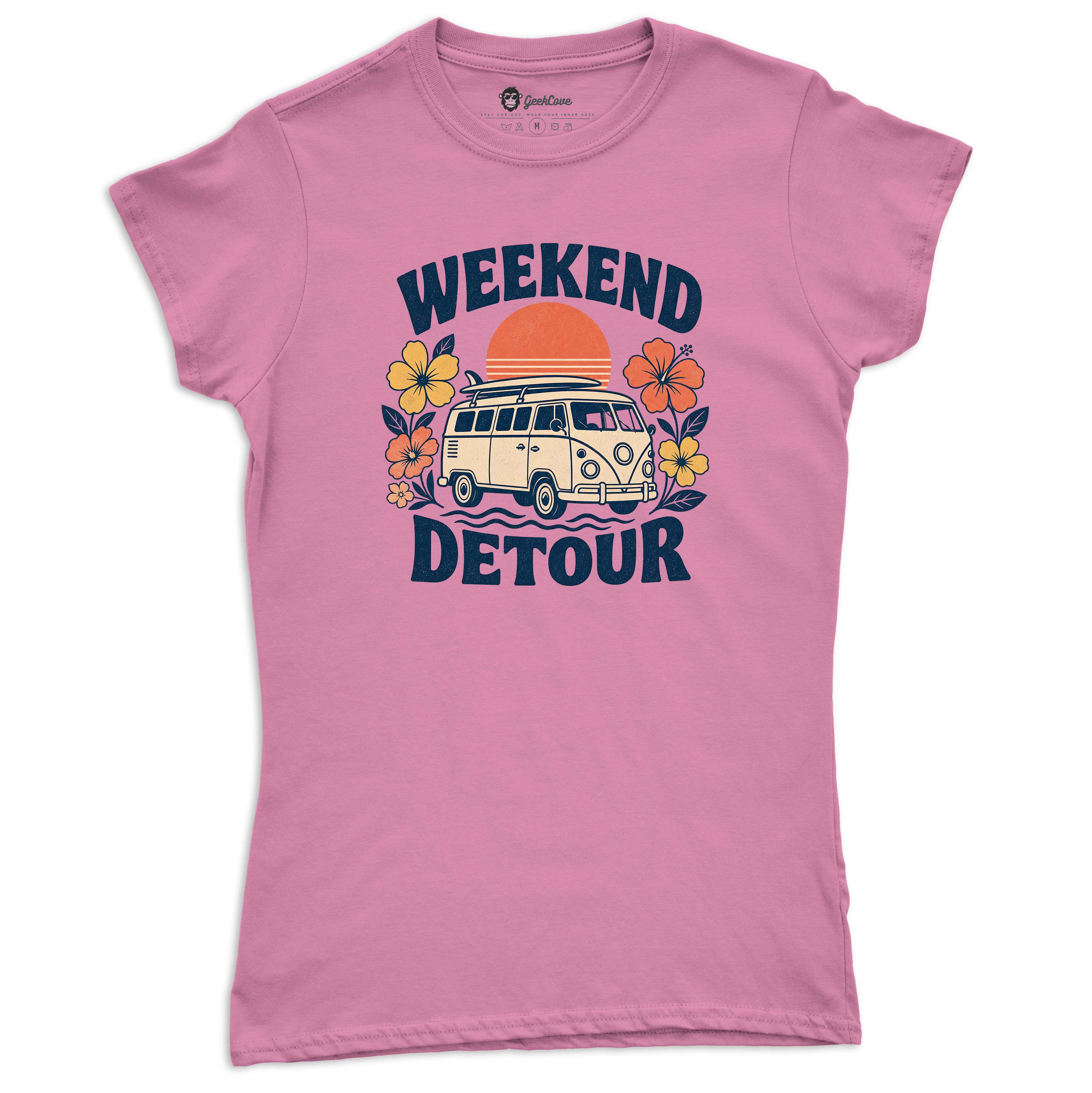 Weekend Detour Retro Women’s Crew Neck Tee product image