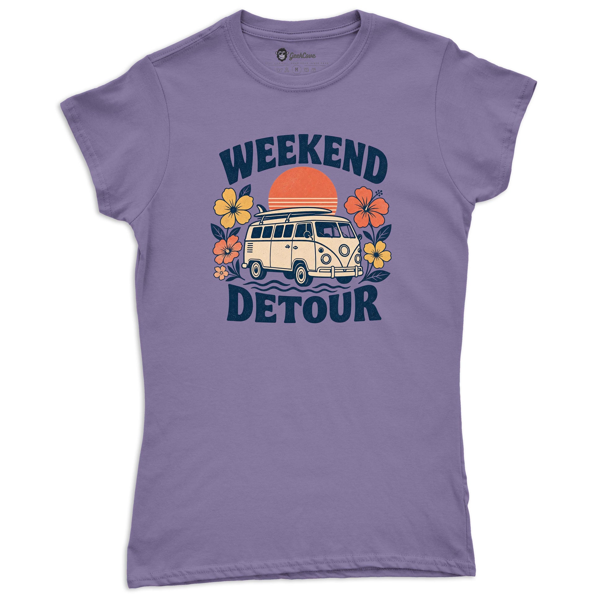 Weekend Detour Retro Women’s Crew Neck Tee product image