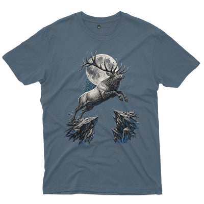 Moonfall Deer Men’s Crew Neck Tee