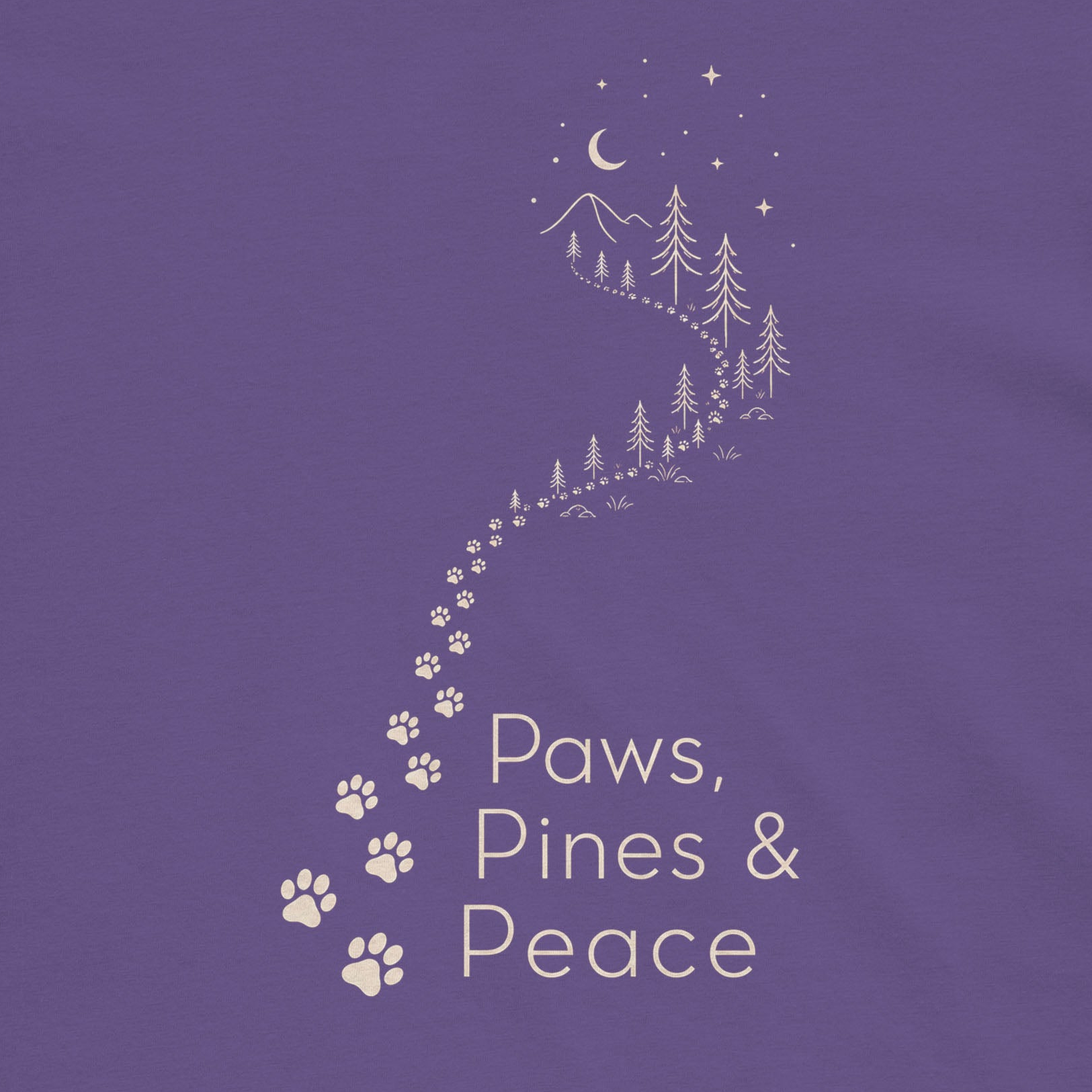 Paws Pines & Peace Women’s Short Sleeve Tee