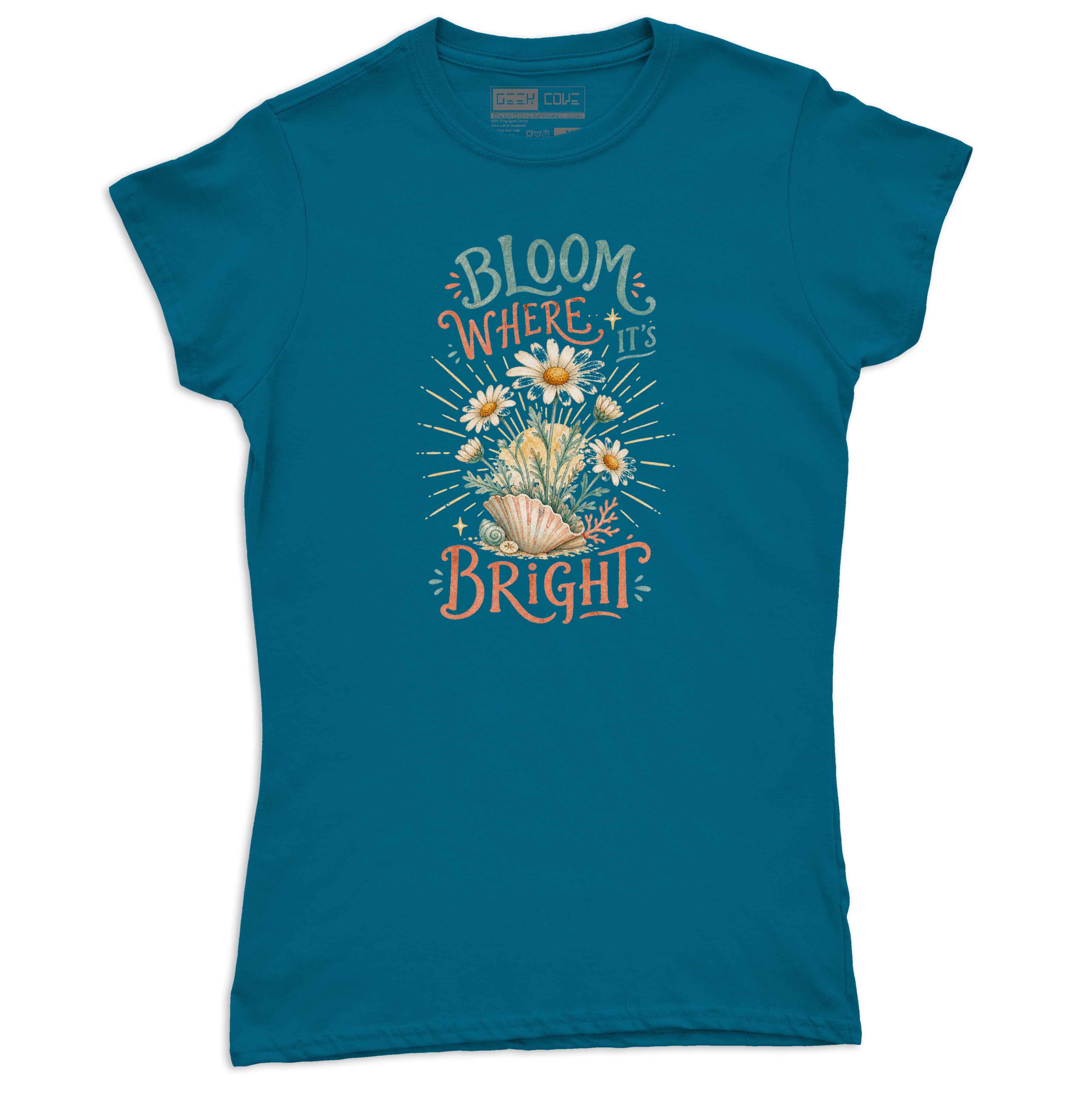 Bloom Where It’s Bright Women’s Short Sleeve Tee product image