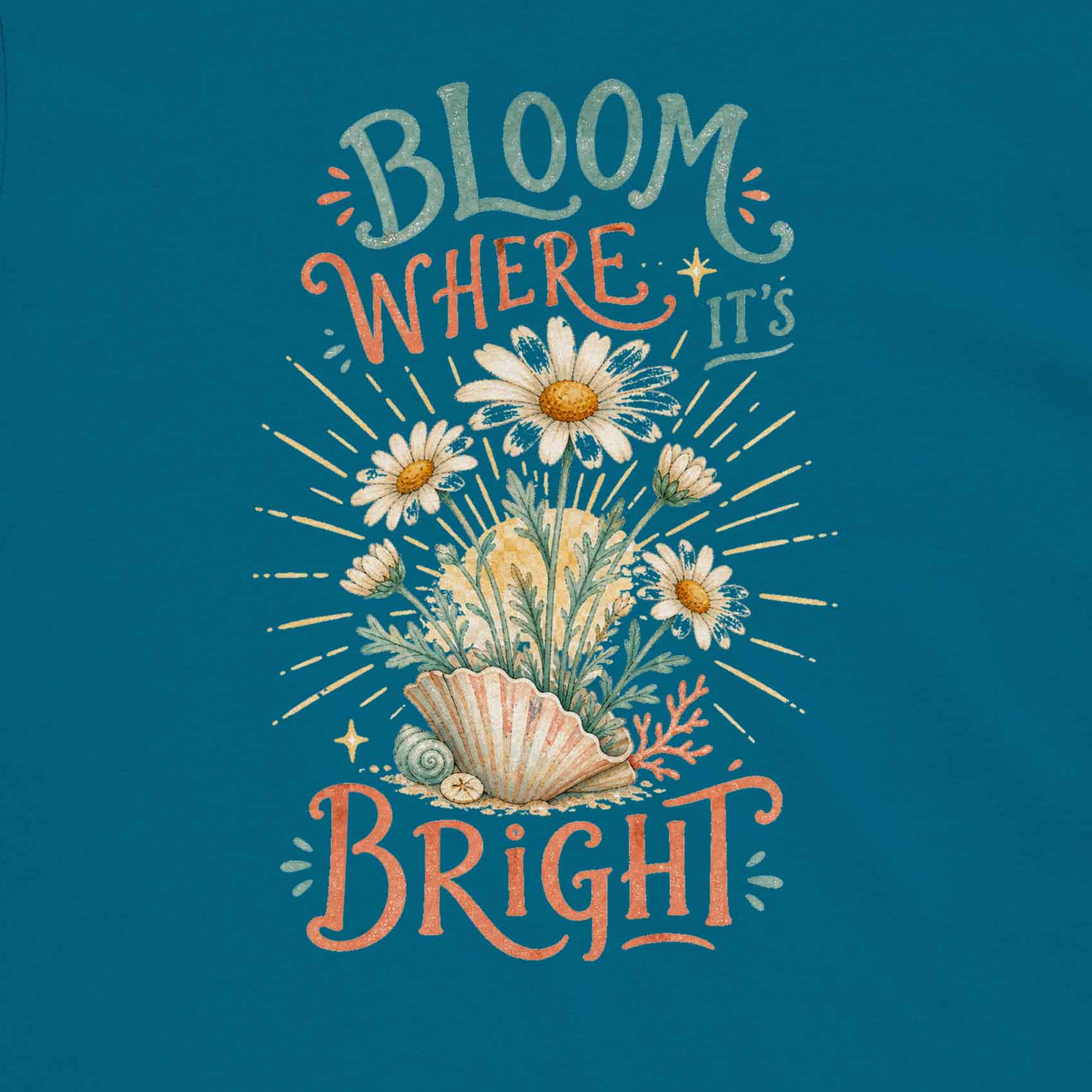 Bloom Where It’s Bright Women’s Short Sleeve Tee product image
