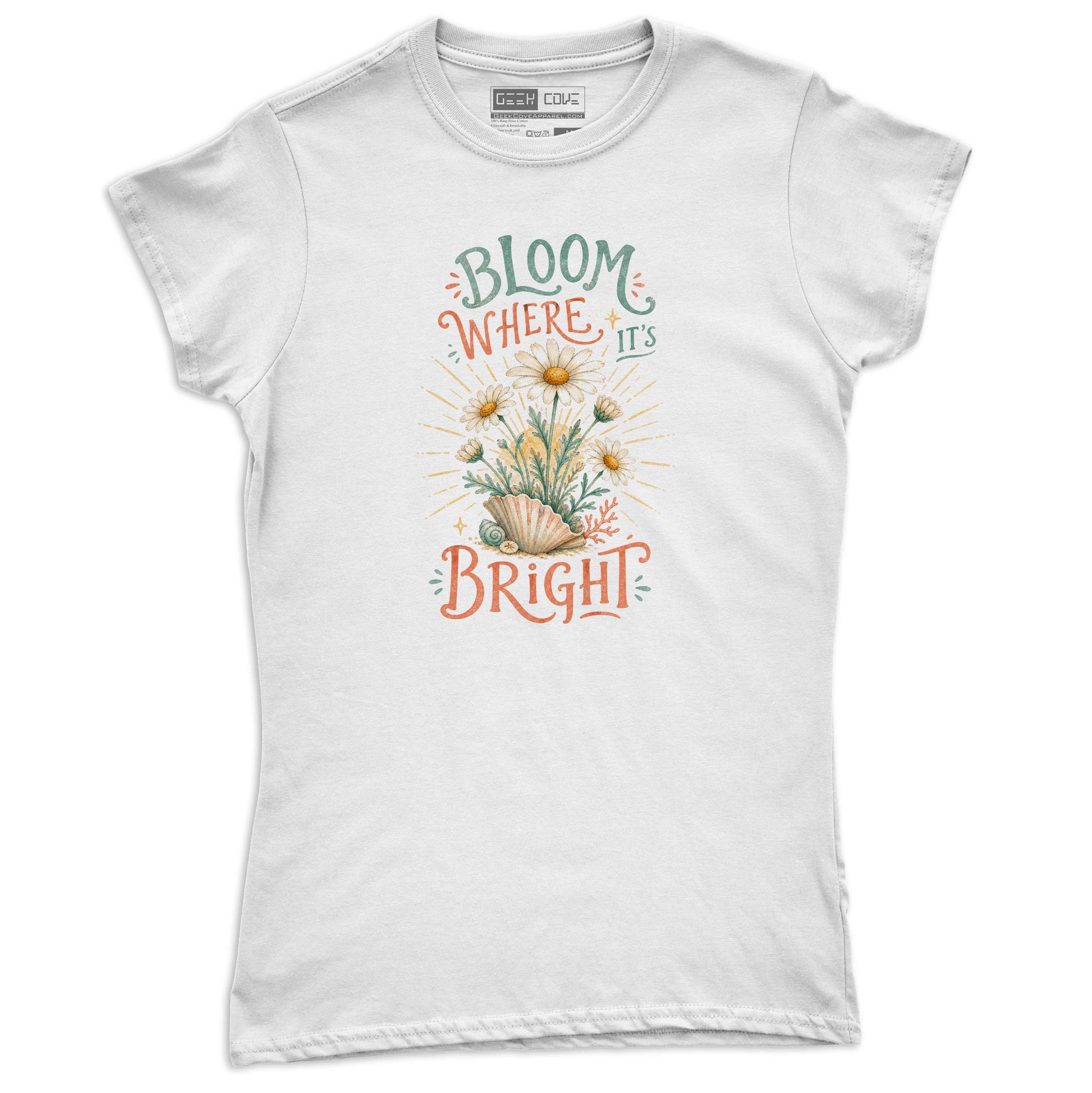 Bloom Where It’s Bright Women’s Short Sleeve Tee product image