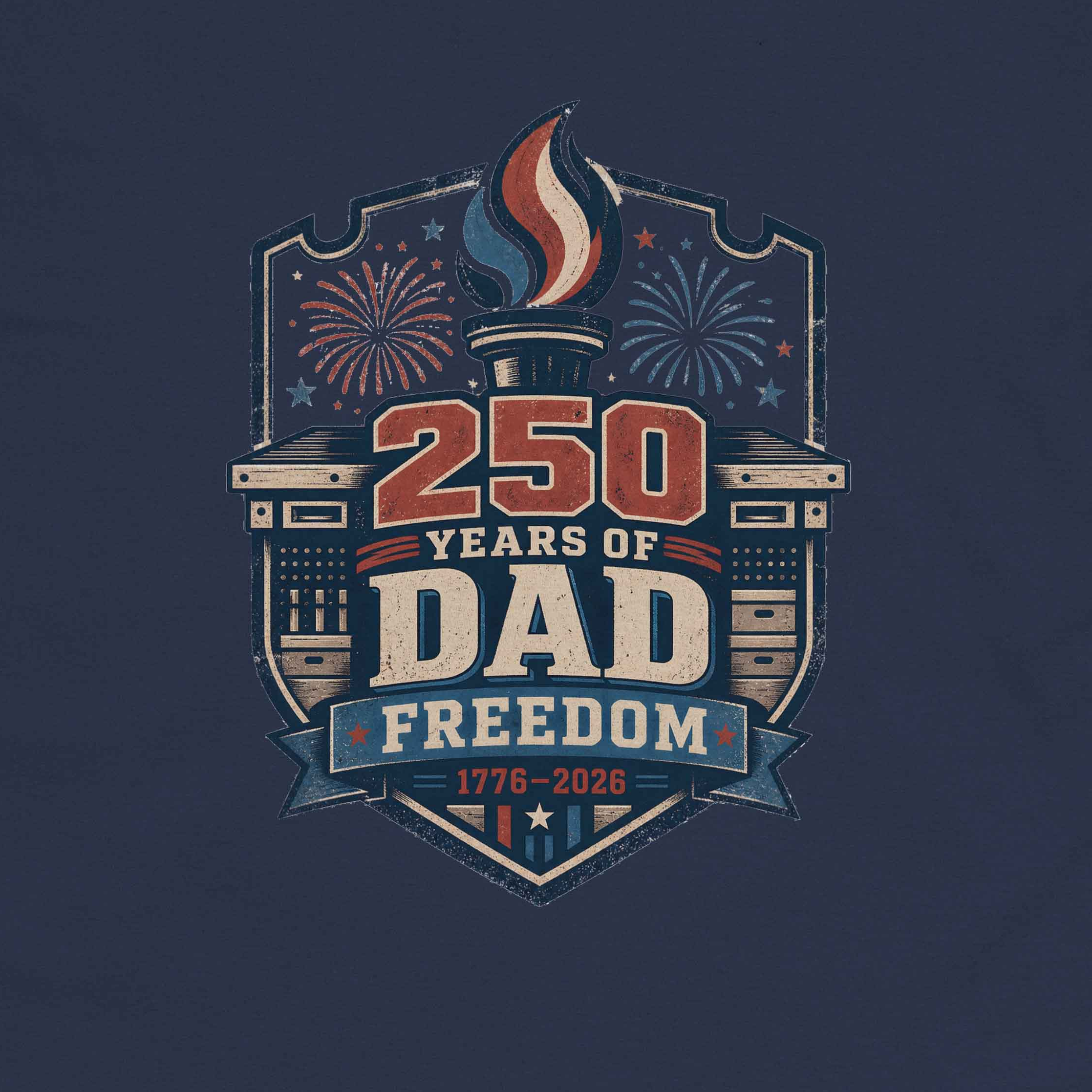 250 Years of Dad Crew Neck Tee product image