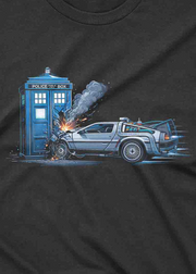 Time Travel Collision Tee GeekCove apparel product mockup